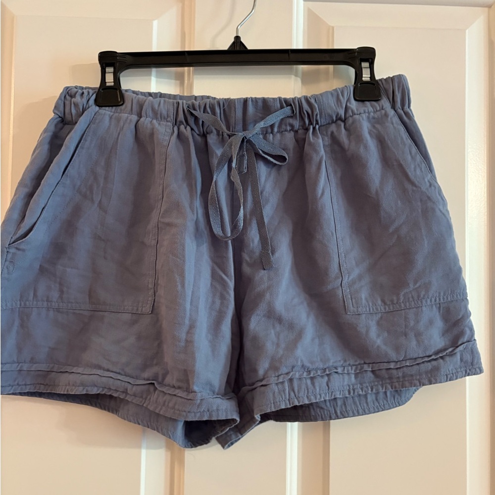 Women's Blue Casual Shorts
